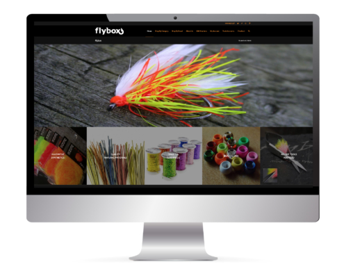 Website Design and Development Agency, Perth, Scotland - Cunningly Good Group - Mock up of Flybox E-Commerce Website