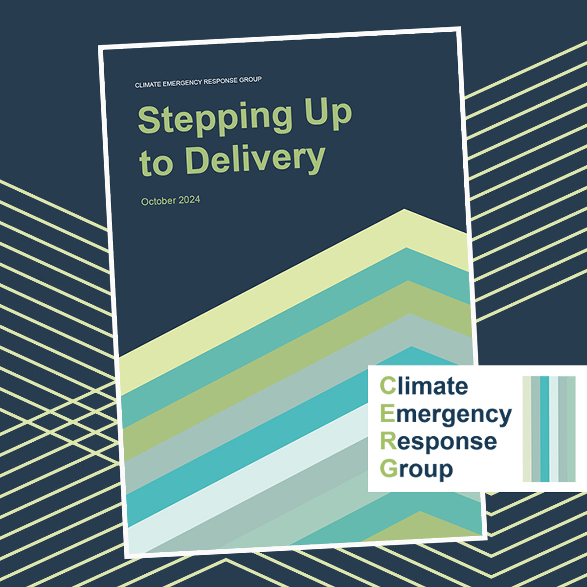 Graphic Design Agency, Perth, Scotland - Cunningly Good Group - Mock up Images of CERG report on Climate Emergency Response