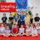 Commonwealth bronze medallist Shannon Archer poses with young gymnasts at the launch of Xcite's new Gymnastics Arena in West Lothian.