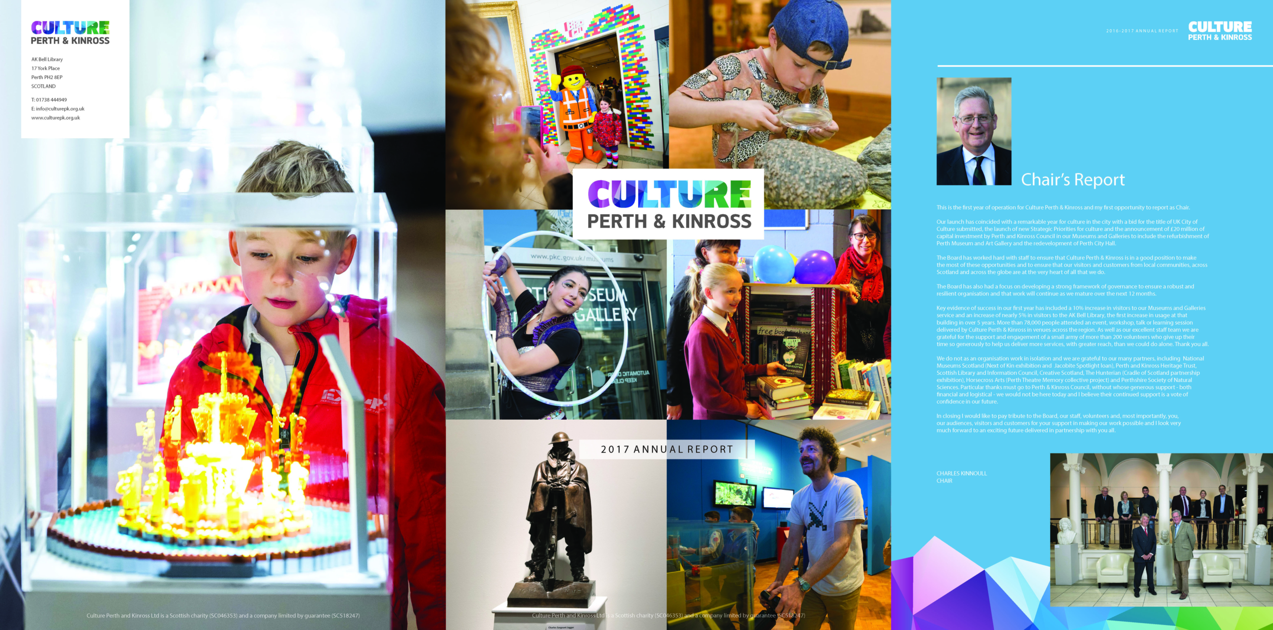 Creative Agency Scotland - Cunningly Good Group - Annual report Design Culture Perth & Kinross