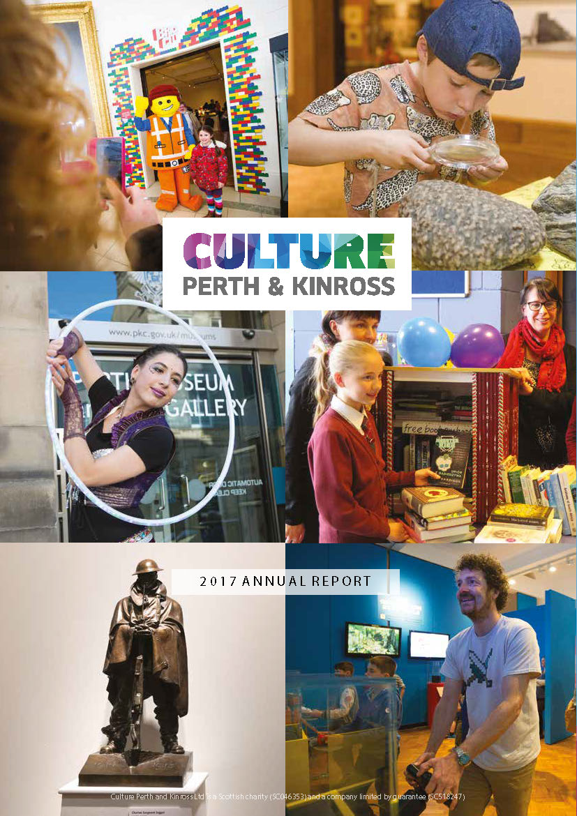 Creative Agency Scotland - Cunningly Good Group - Annual report Design Culture Perth & Kinross