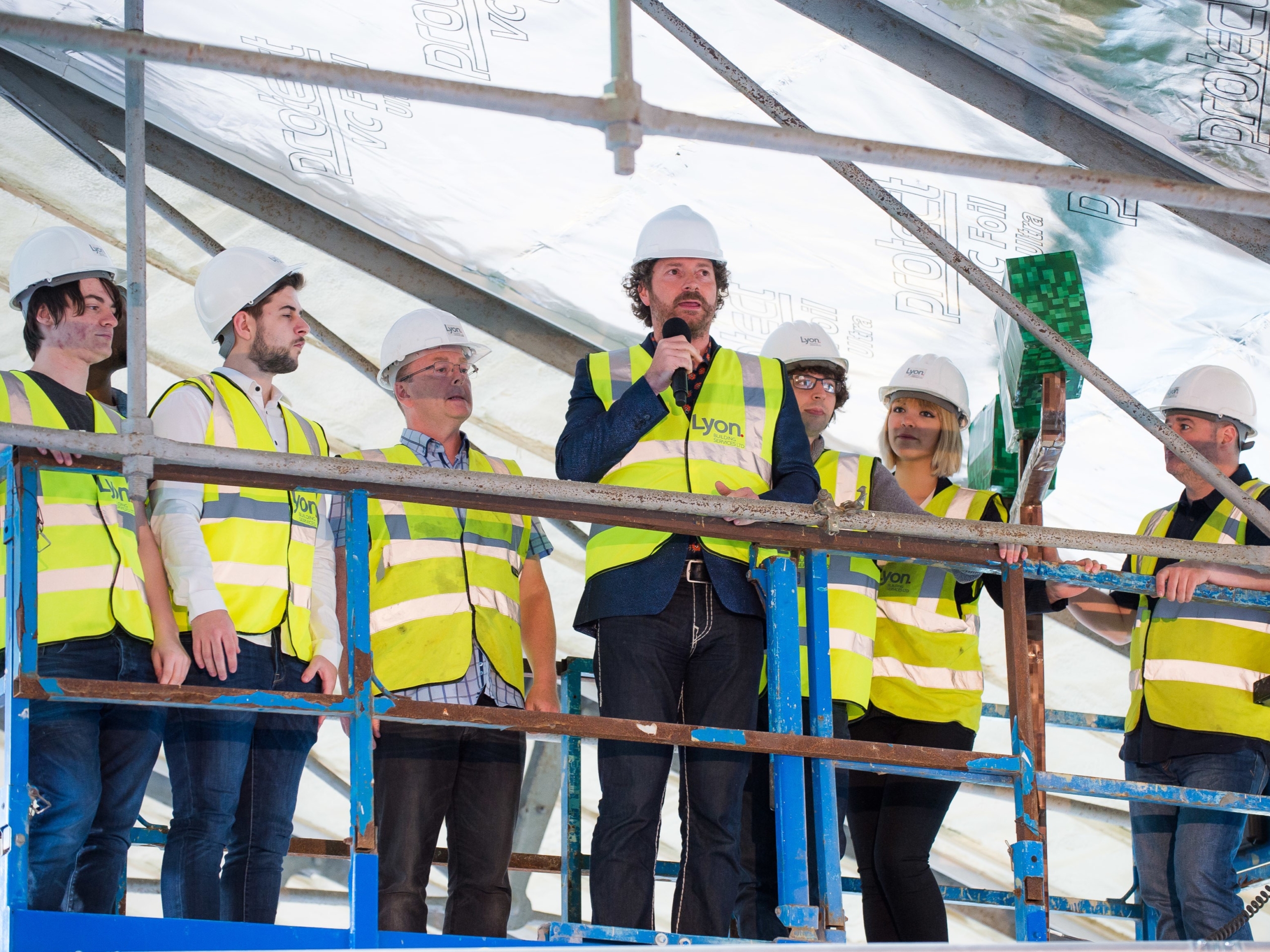 Public Relations Agency Scotland - Cunningly Good Group - Image - Water's Edge Dundee Topping Out Ceremony